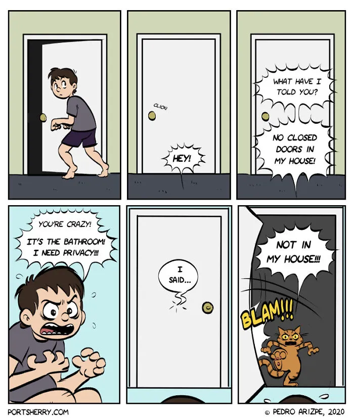 40 Humorous Comics About Random Things Made By This Artist