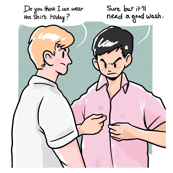 When You Steal His Good Shirt