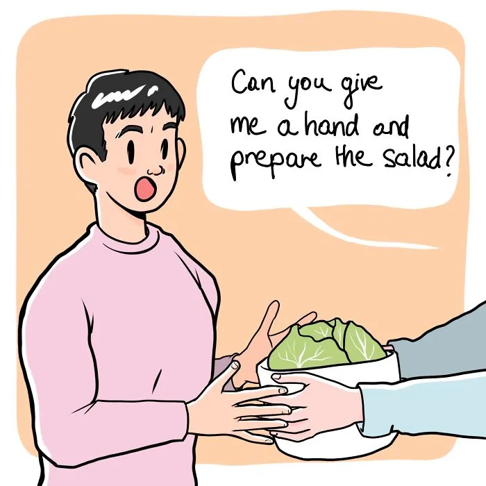When You Can Give A Hand To Prepare The Dinner