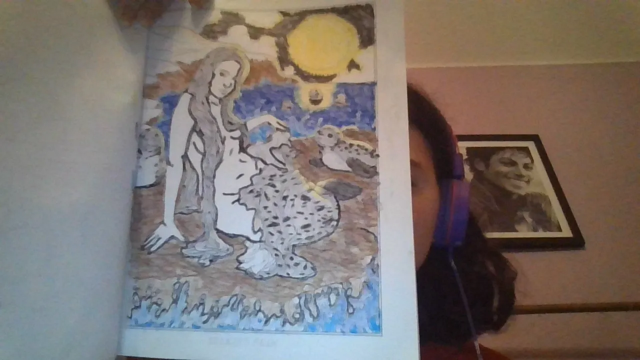 I Colored This A Few Days Ago And I Think It Looks Really Good