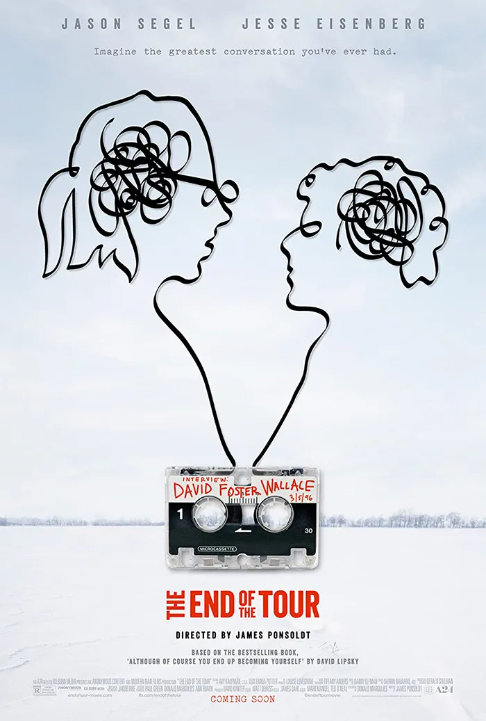 Movie poster for “ The End Of The Tour”