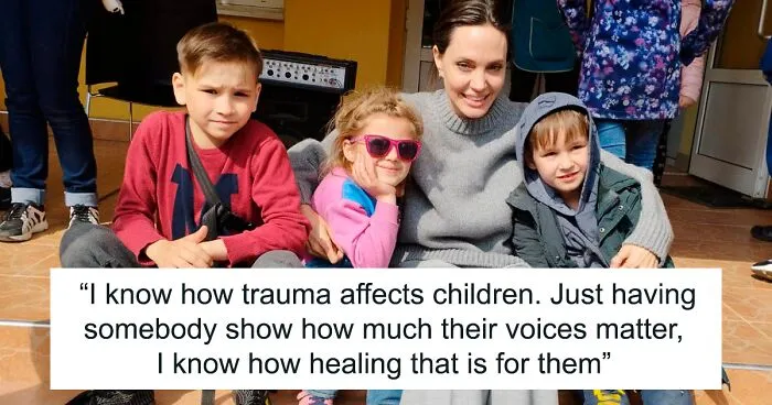 Angelina Jolie Comes To Ukraine To Show Support But Her Visit Is Cut Short As Air-Raid Sirens Go Off