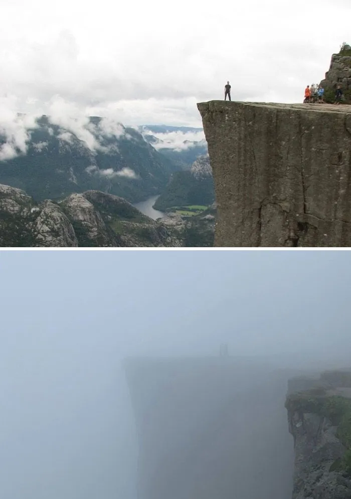 Expectativa vs. realidad. Al menos fue una caminata de cuatro horas