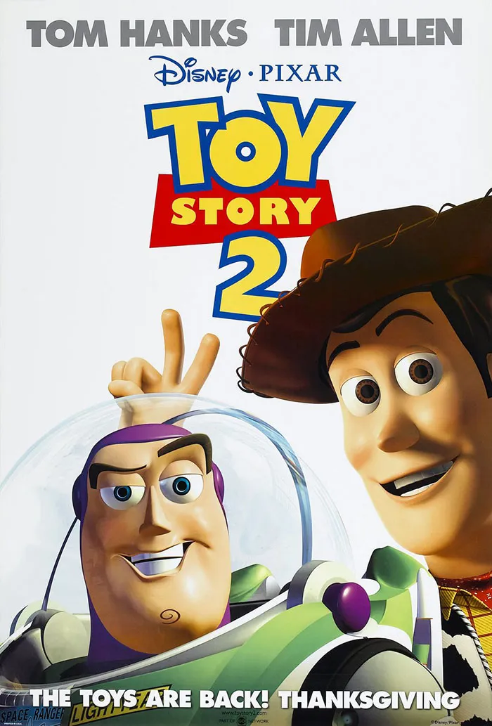 Poster of Toy Story 2 animated movie 
