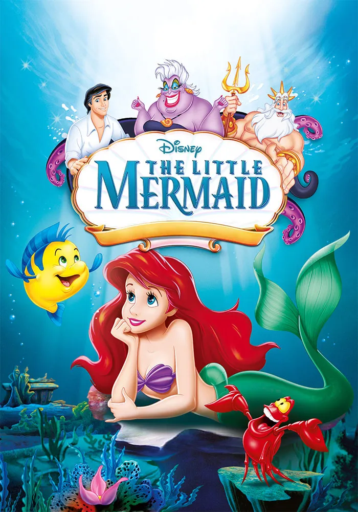 Poster of The Little Mermaid animated movie 