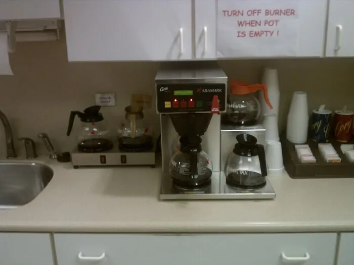 Coffee Pots At Work - Sigh Queue Snl "Making Coffee"  Routine