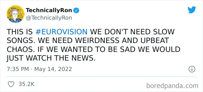 35 Of The Best Reactions And Memes About Eurovision 2022