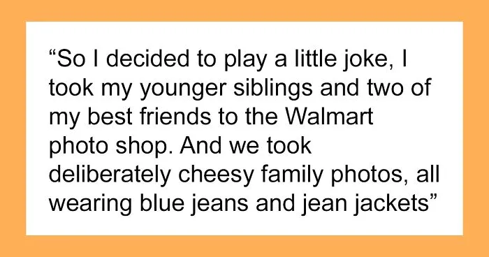 18-Year-Old Takes Cheesy “Family” Pics With Her Friends After She Found Out That Her Family Excluded Her From Their Easter Card Photoshoot