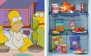 Designers Imagined What These Fridges From "The Simpsons", "Game Of Thrones" And Other Popular Shows Would Look Like (6 Pics)