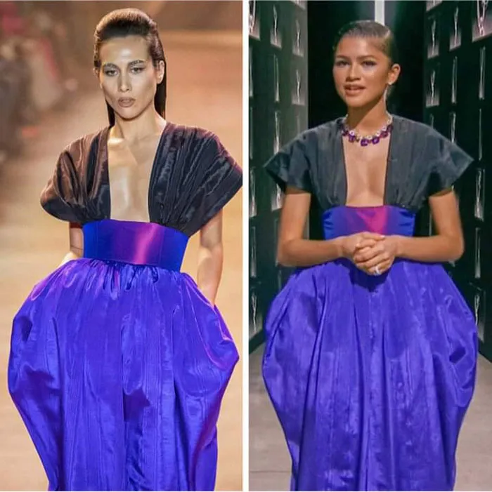 Both Famous. Love Zendaya But What Is That Dress?