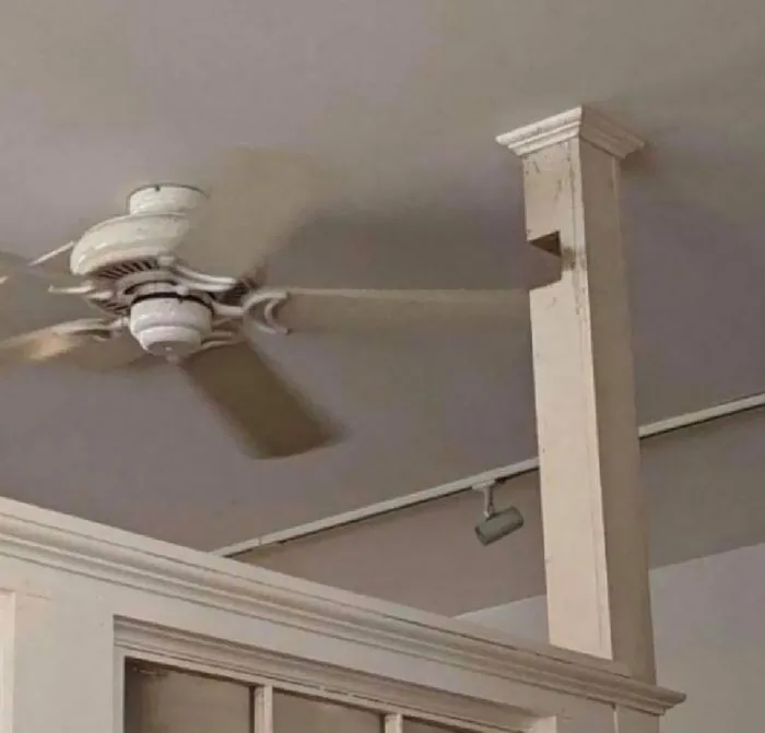 Instalación de ventilador muy pulida