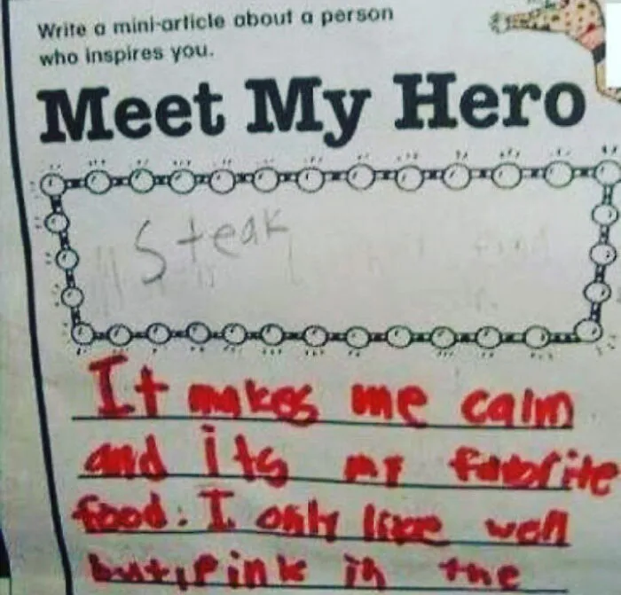 My Hero Is A Steak