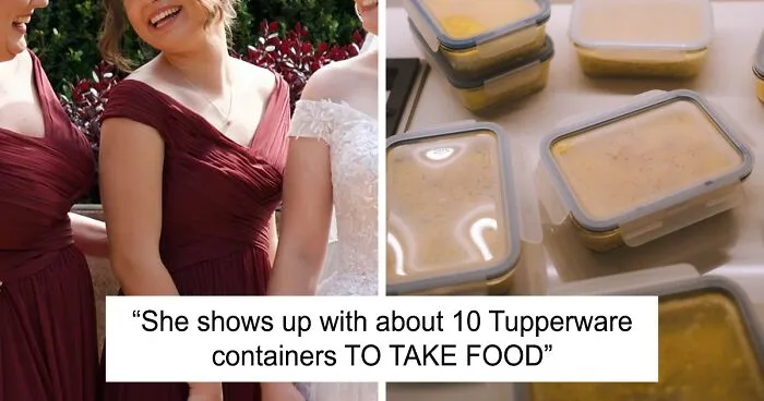 "Who The Hell Does This?": Bride Is Flabbergasted To Discover A Wedding Guest Took 10 Containers Of Food From The Wedding And Left A $5 Gift