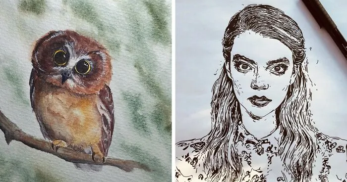The Best Artwork Done On Paper: 40 Photos By Bored Panda's Community