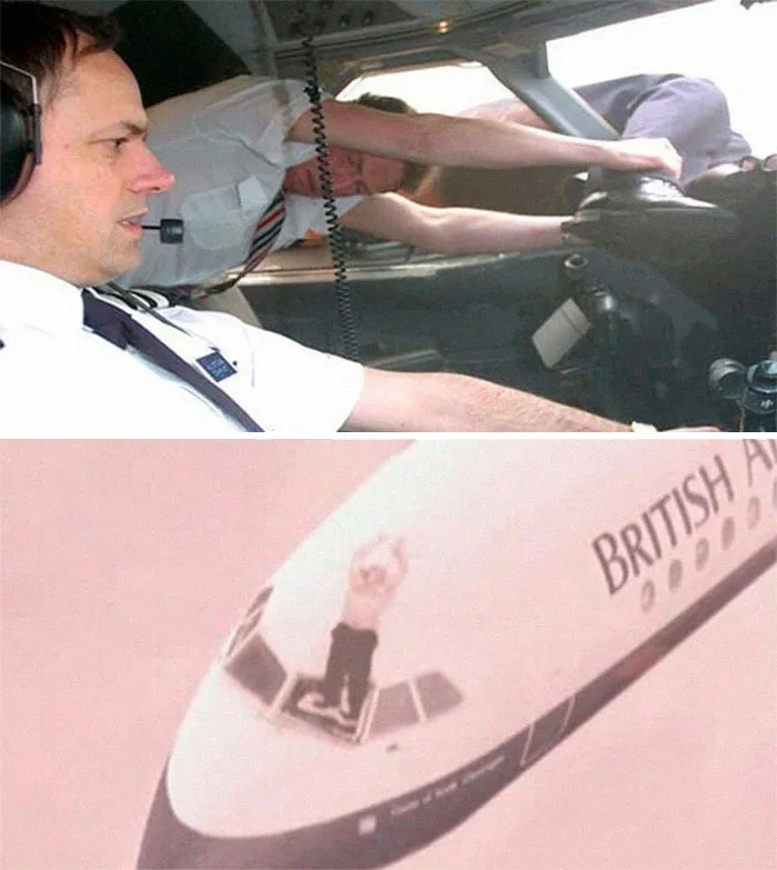 In 1990, An Improperly Installed Window On British Airways Flight 5390 Fell Off During Midflight Causing Rapid Decompression In The Cockpit