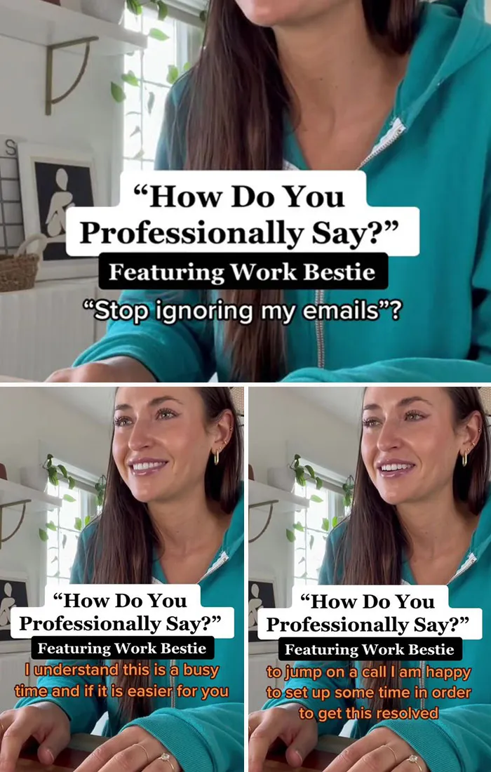 30 Translations From Blunt Insults And Angry Emails Into Professional Language, Shared By This TikToker