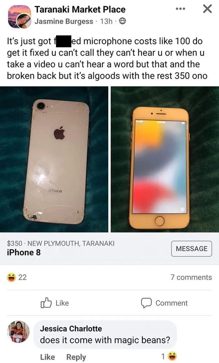 "Humans Of Marketplace": 30 Times People Spotted Shady Ads On Facebook Marketplace And Shared Them In This Online Group