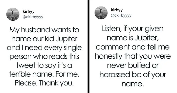 Woman Vents On Twitter About Her Husband Suggesting Jupiter As A Name For Their Daughter And Creates A Discussion