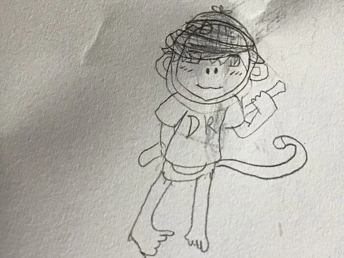 Weird Diddy Kong Fan Art I Made In 5th Grade
