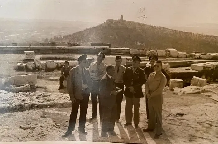 I Did Not Take This. My Sister Sent It. Middle Person Is My Dad. Wwll Veteran.