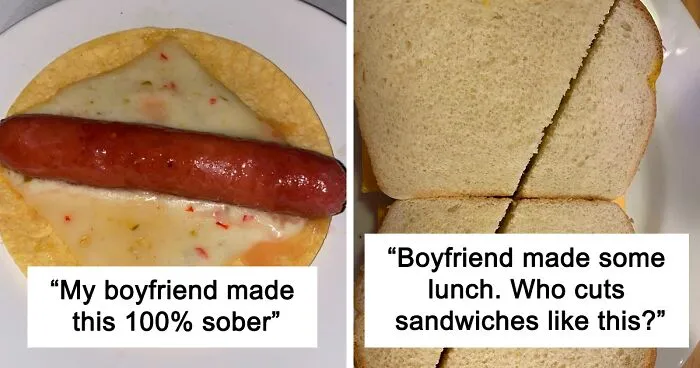 40 Dishes Made By Guys That Raise A Lot Of Questions And Zero Appetite, As Shared By Their Girlfriends Online