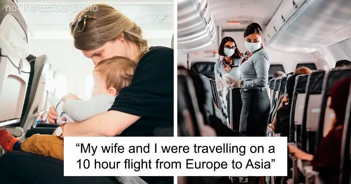 Mom Furious Over Guy Not Giving Up His Airplane Seat Makes Snide Remarks, He Turns To The Internet To Ask Which One Of Them Was In The Wrong