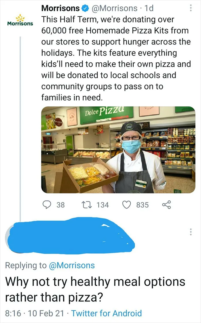 Popular Supermarket Creates A Scheme That Will Help Children From Deprived Backgrounds Learn To Cook A Meal They'll Enjoy, For Free. Apparently That's Not Good Enough For Some People?