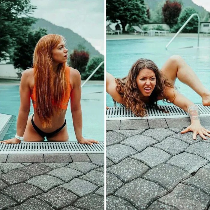 There Are 2 Types Of Girls At The Pool