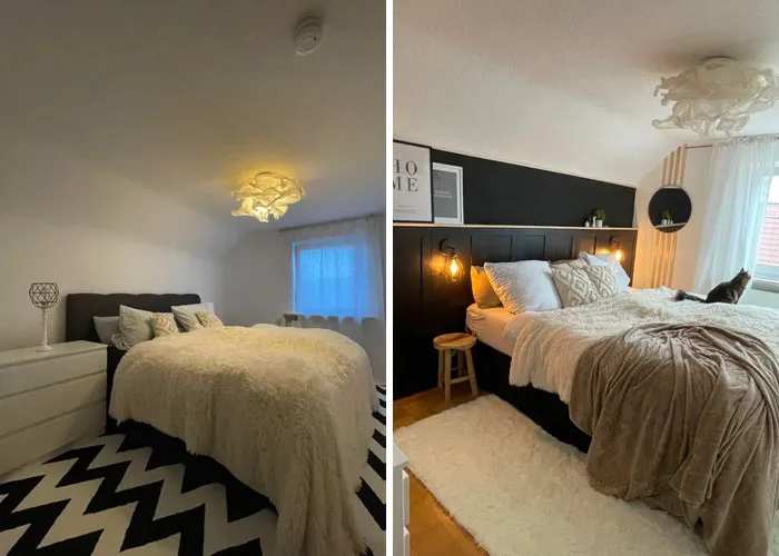 Wall Panel Made Out Of IKEA Cabinet Doors