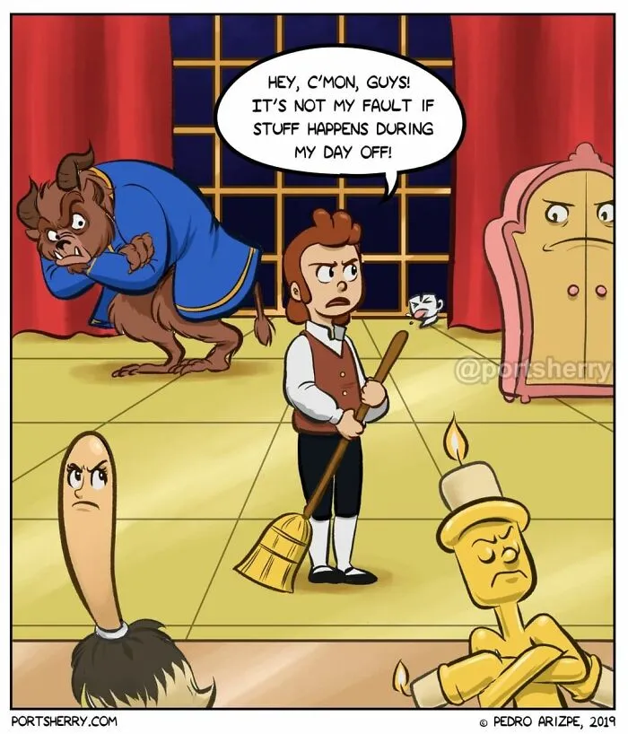40 Humorous Comics About Random Things Made By This Artist