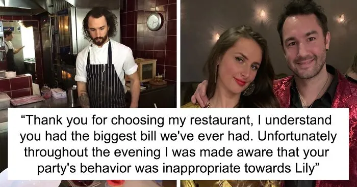 "Never Come Back To My Restaurant": Chef Bans Rude Restaurant Patrons And Gives $1,350 Bill To 22 Y.O. Employee They Disrespected