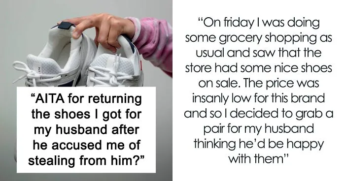 Man Flips Out When Wife "Steals" From Him To Buy Him Sneakers, Gets Angrier After She Corrects Her "Mistake"