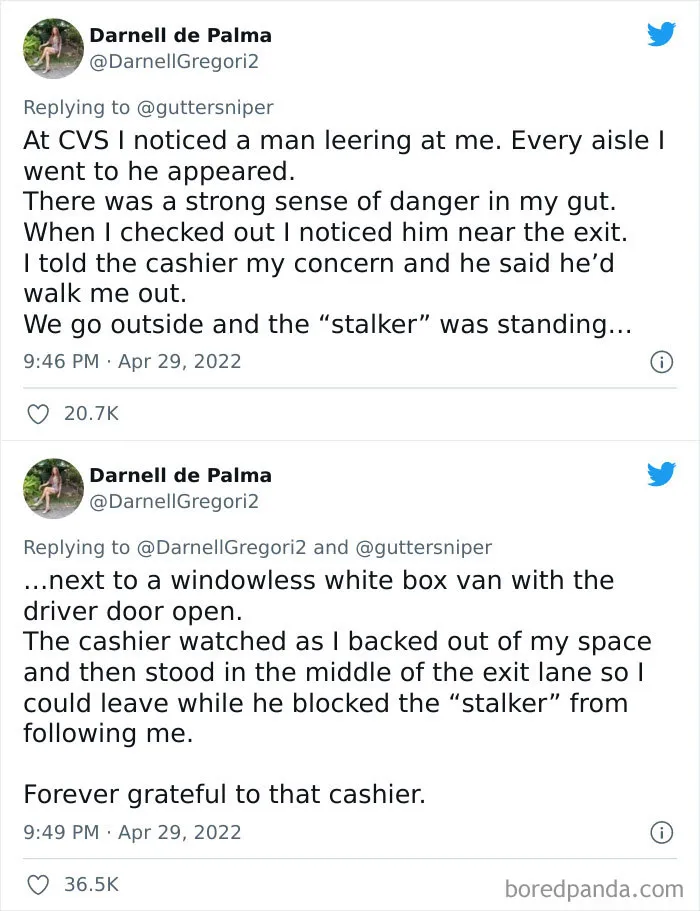 "Men, DO THIS": Bartender Warns Woman About A Suspicious Guy, Inspires Others To Share Similar Stories (24 Stories)