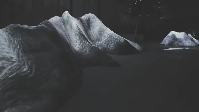A 21-Meter-Long Sculpture Was Filled With Floating Motion Graphics Emerging From The AI (10 Pics)