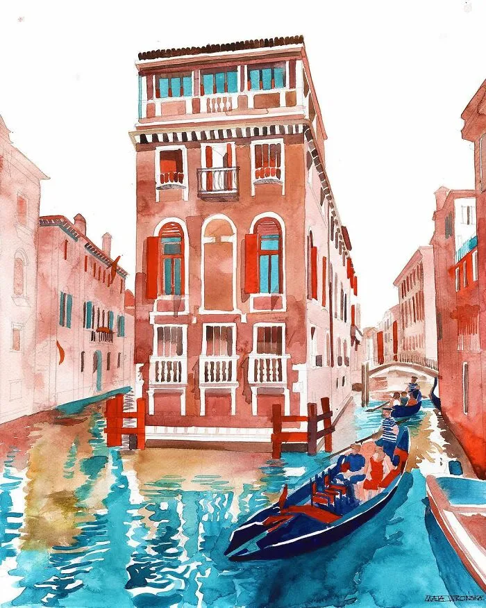 My 21 Watercolor Paintings Of Venice That Show The Beauty Of This City