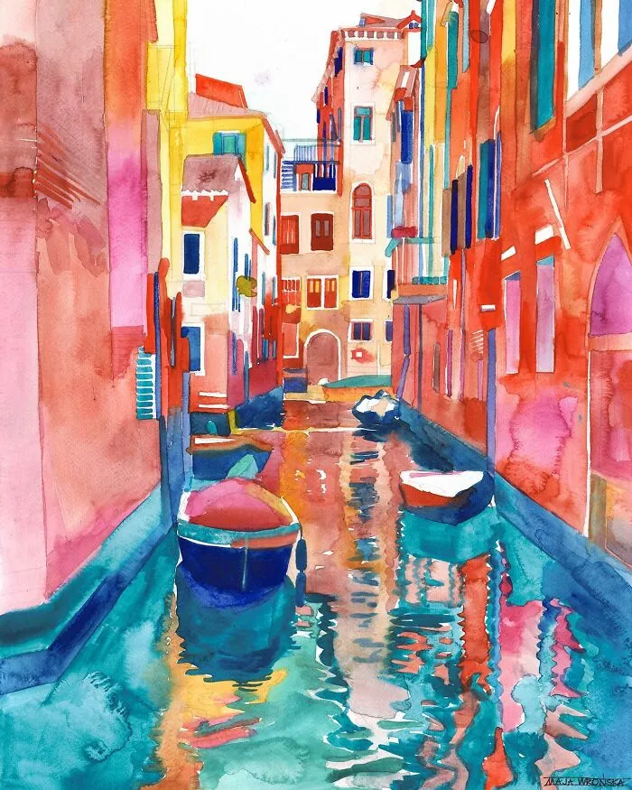 My 21 Watercolor Paintings Of Venice That Show The Beauty Of This City