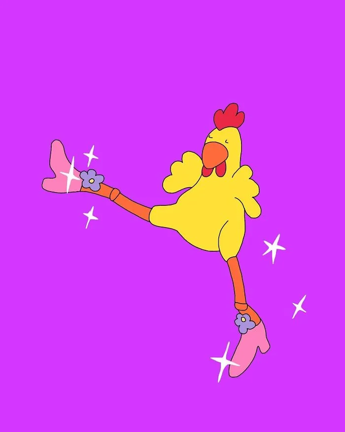 A Fabulous Chicken In High Heels 🤣✨🐔👠✨