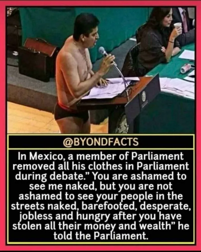 He Went Naked To Prove A Point