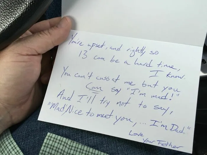 My Son Is Upset. I Got Him A Card