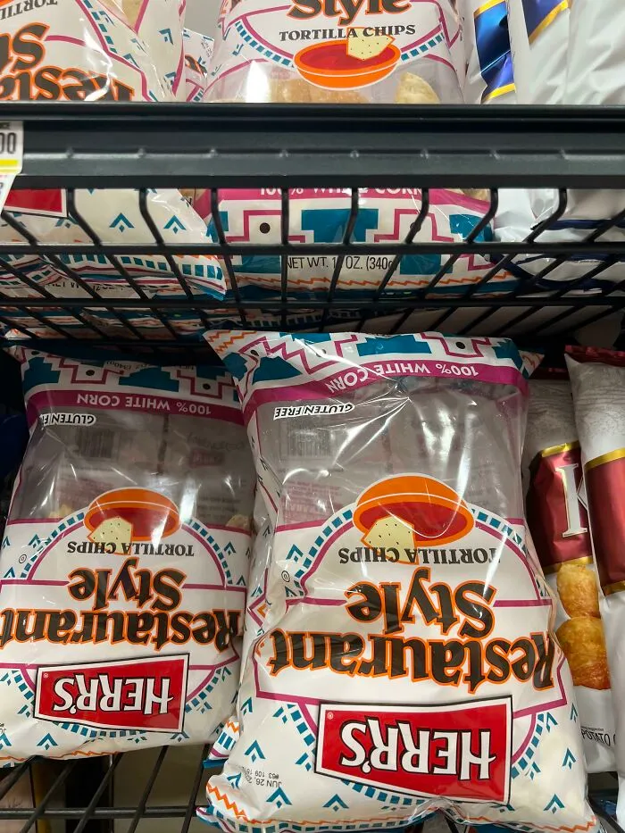 Sometimes I Like To Flip The Chips In The Store Shelves