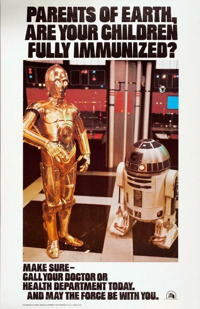 1978 Star Wars Vaccination Ad