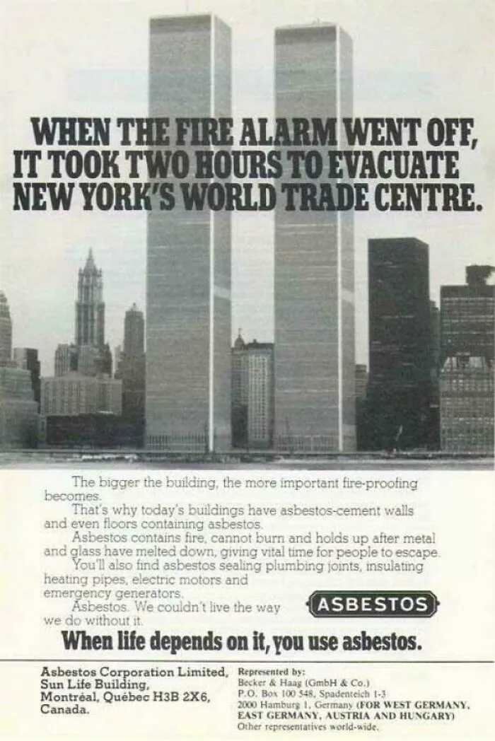 70’s Ad For Asbestos