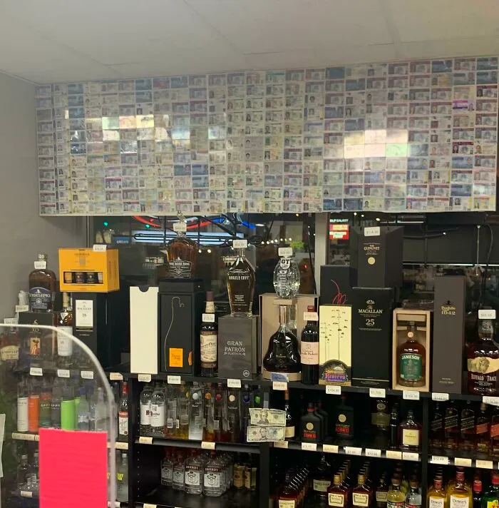 My Local Liquor Store Keeps A “Wall Of Shame” Of Fake Driver’s Licenses They’ve Accumulated Over The Years