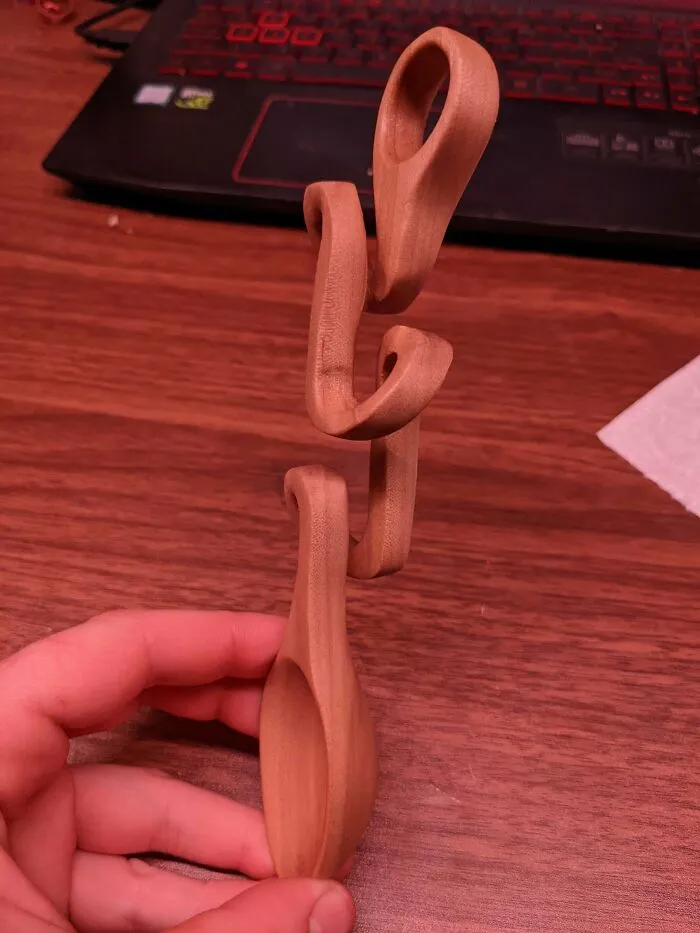 Hice una cuchara extraña