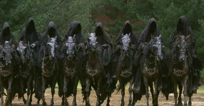 The Horses Of The Nazgul In Lord Of The Rings (2001) Have The Eye Of Sauron On Their Chest Riding Gear