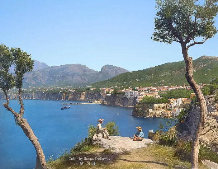 Sorrento, On The Amalfian Coast, Italy In The Year 1888