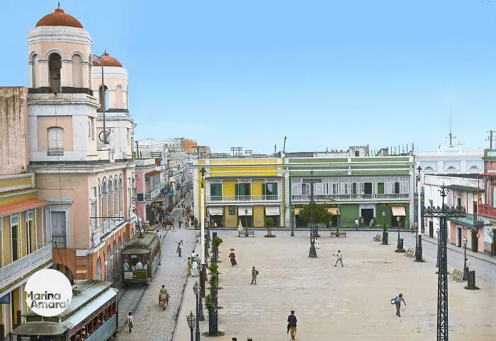 Plaza De Armas Of San Juan, Old San Juan, Puerto Rico, 1903.