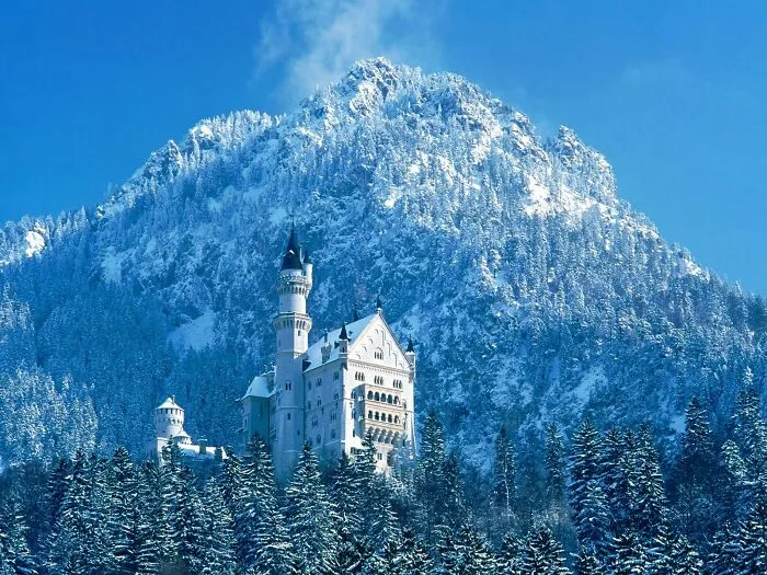 Castillo Neuschwanstein en invierno