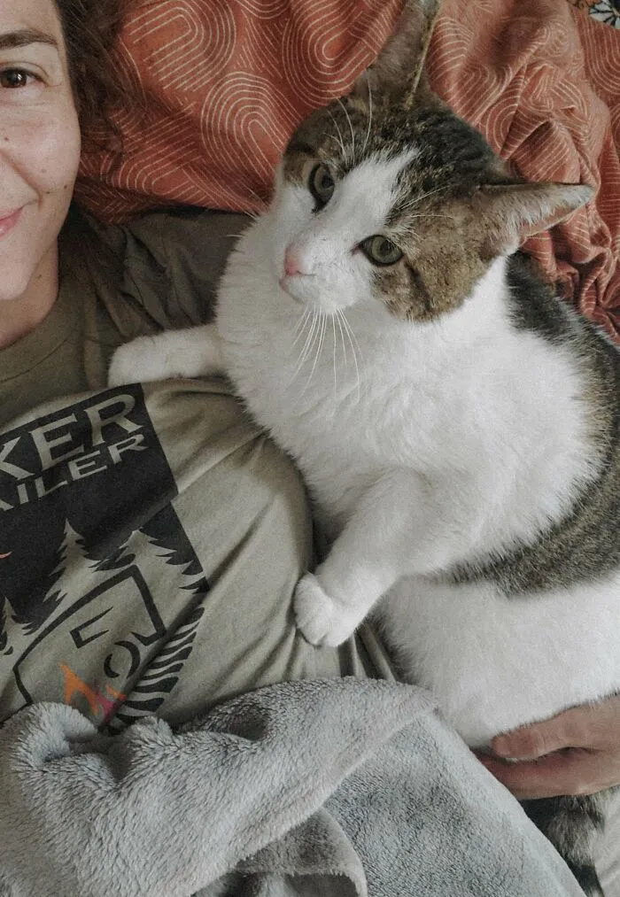 This Poor Old Boy Had Been At The Shelter For A While And I Couldn't Take It Anymore, So I Adopted Him 2 Days Ago And He's Been Thanking Me Every Second Since