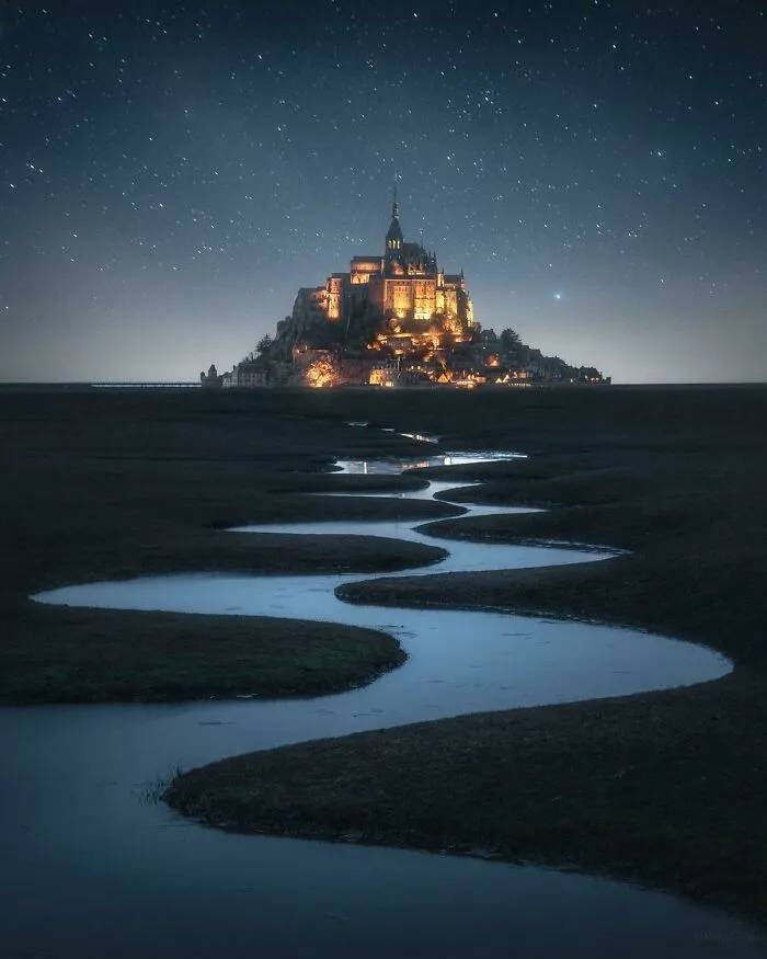 Mont Saint Michel In Normandy, France